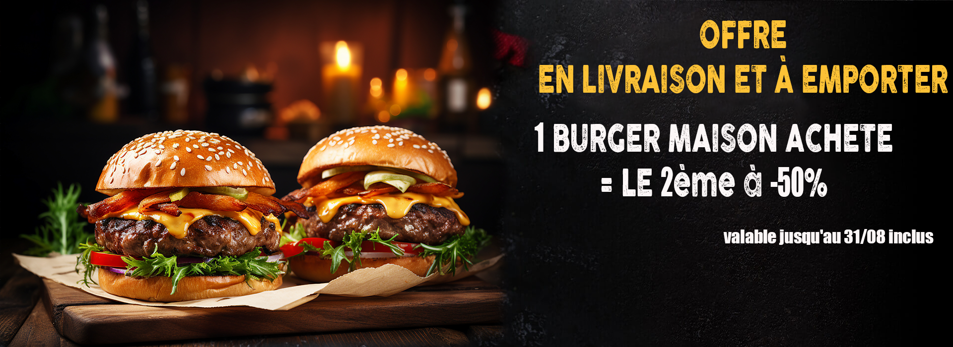 Burgers en livraison à  melun 77000